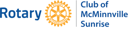 McMinnville Sunrise Rotary Logo